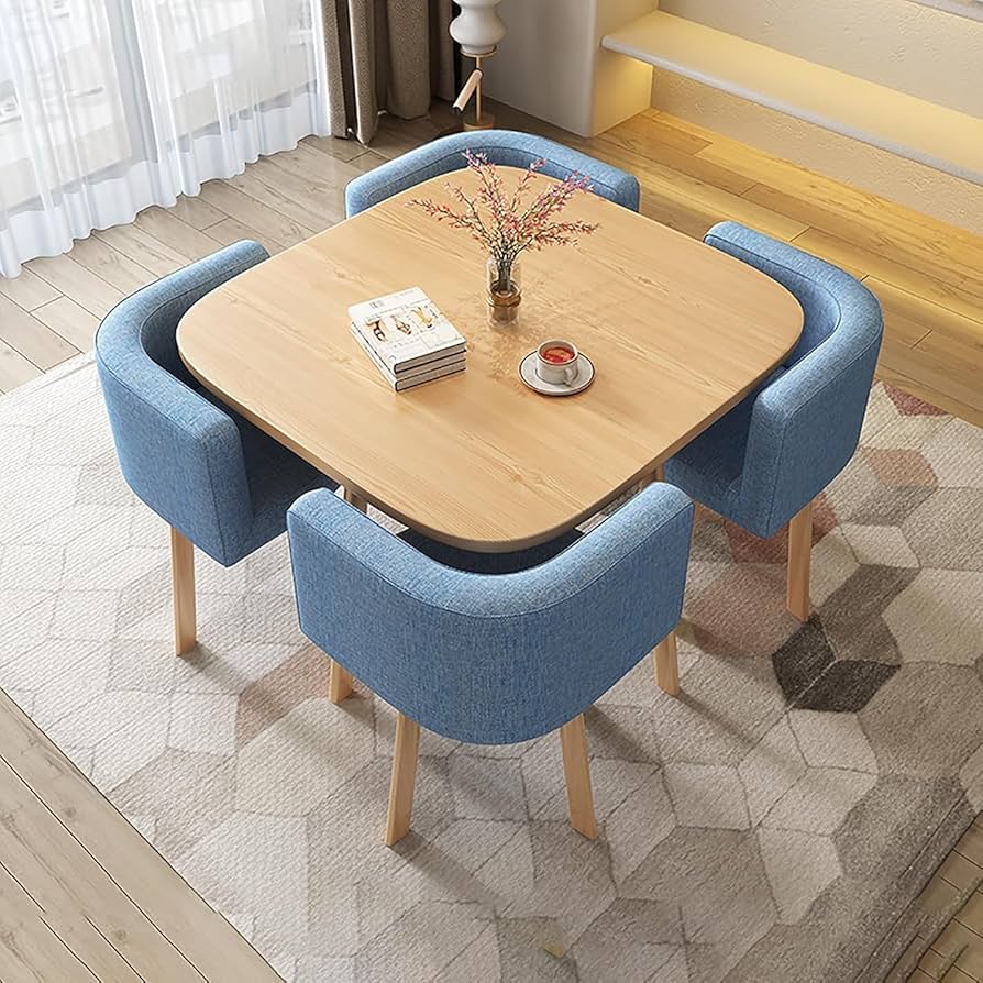 mesa de jantar 4 lugares redonda apartamento pequeno