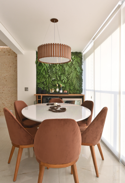 mesa de jantar pequena para apartamento