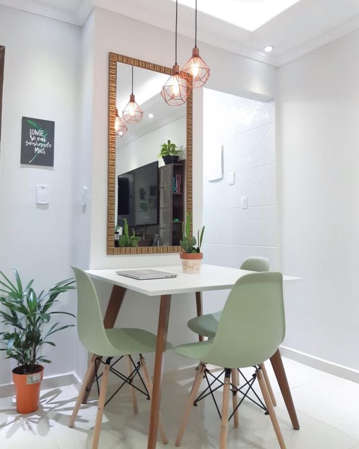 mesa de jantar para 2 pessoas apartamento pequeno