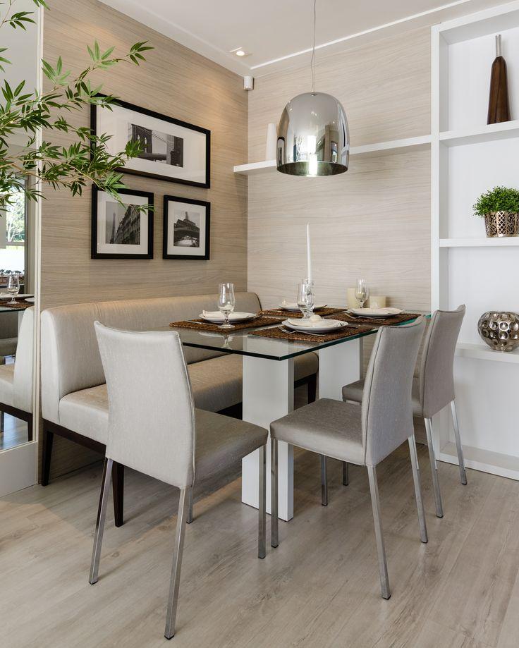 mesa de jantar extensível para apartamento