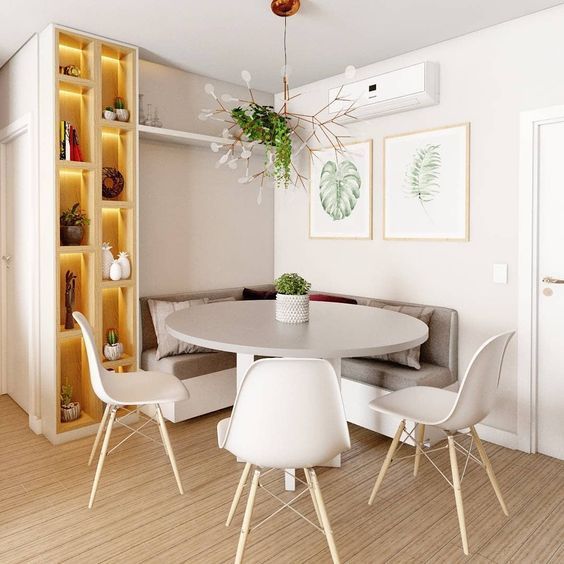 mesa de jantar 4 lugares apartamento