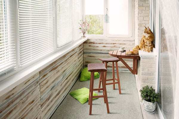 mesa de parede para apartamento pequeno