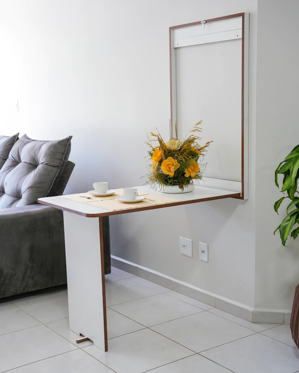 mesa para sacada dobrável