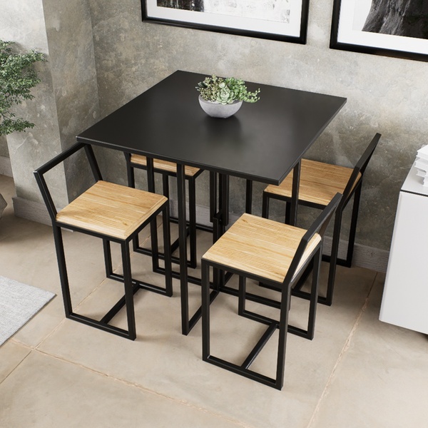mesa de jantar compacta 4 pessoas
