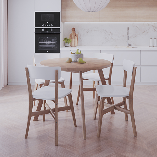 mesa de cozinha 4 cadeiras para espaço reduzido