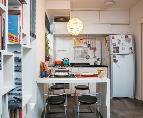 mesa cozinha pequena suspensa
