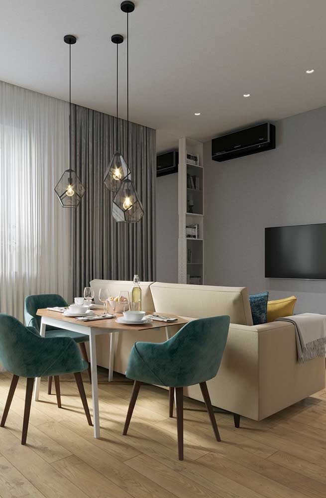 mesa de jantar apartamento pequeno