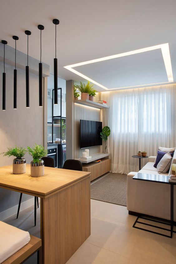 mesa planejada para 4 pessoas apartamento