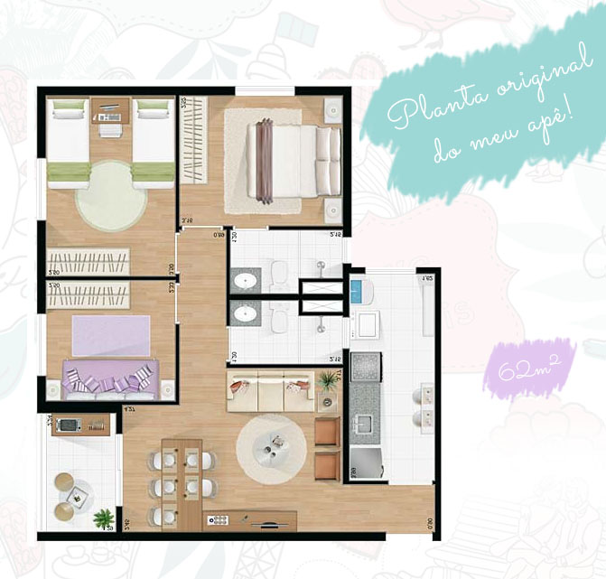 apartamentos de 3 quartos