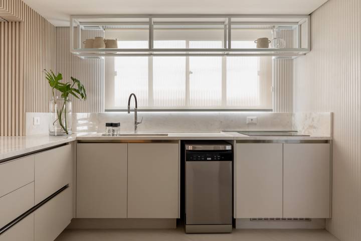 materiais para armários de cozinha de apartamento