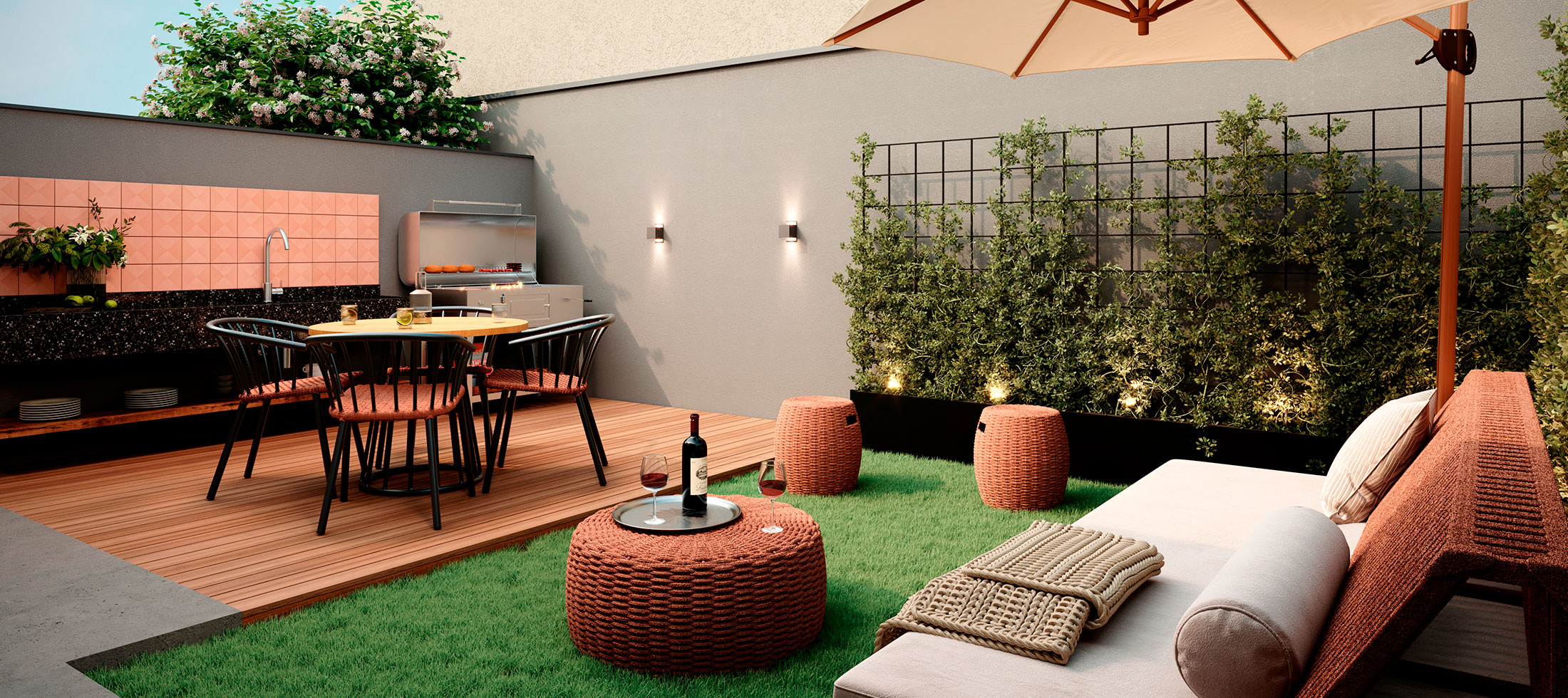 apartamento garden características
