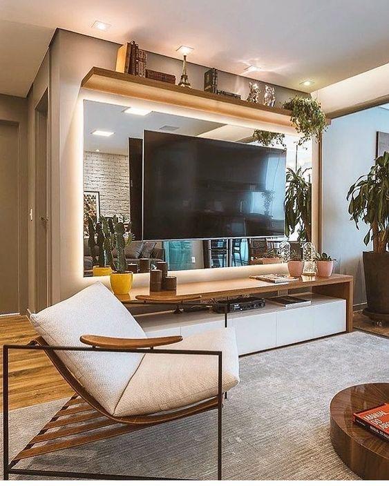 painel tv apartamento pequeno