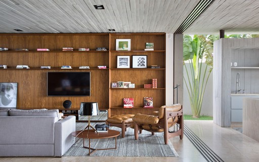 painel tv apartamento 75 polegadas