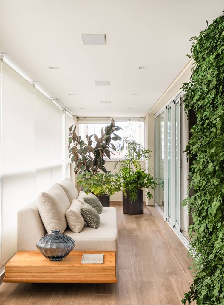 horta em apartamento varanda