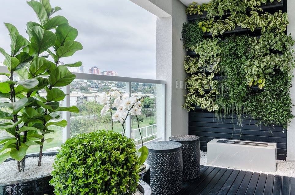 iluminação varanda apartamento paisagismo