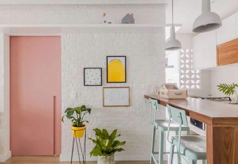 cores que ampliam ambientes pequenos