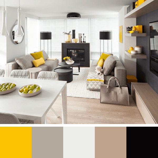 cores para apartamento pequeno