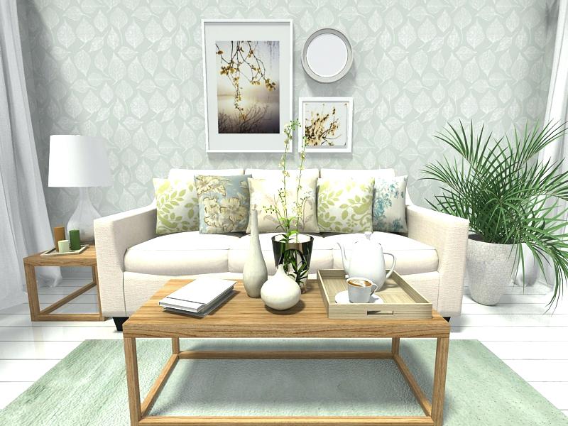 papel de parede sala apartamento texturizado