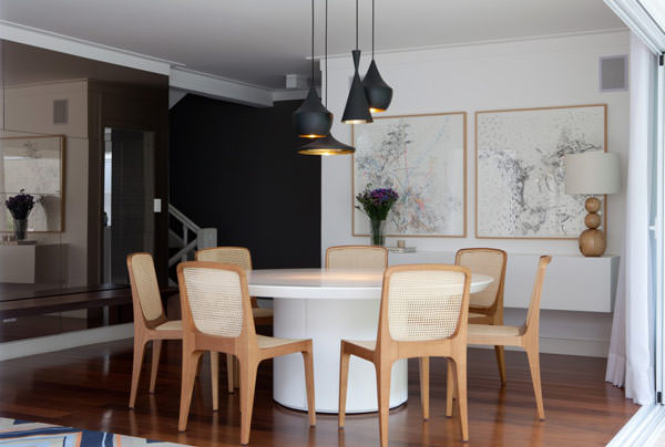 pendente sala de jantar apartamento com controle remoto