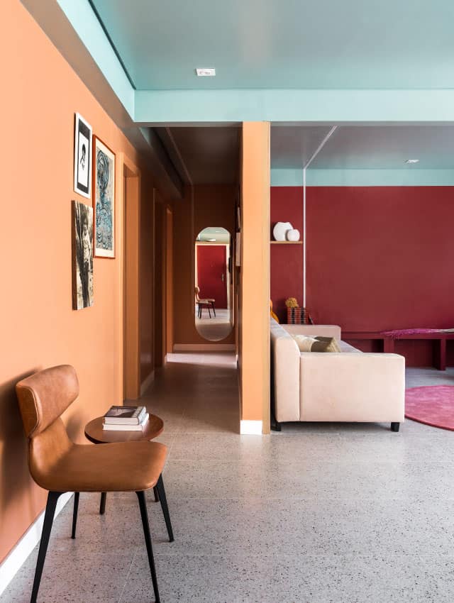 pintura de apartamento colorido