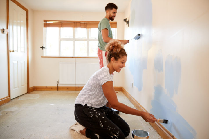 como pintar apartamento pequeno