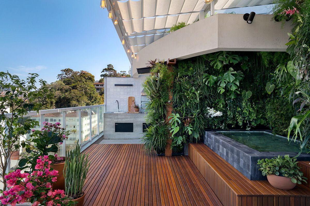 piscina para terraço de apartamento
