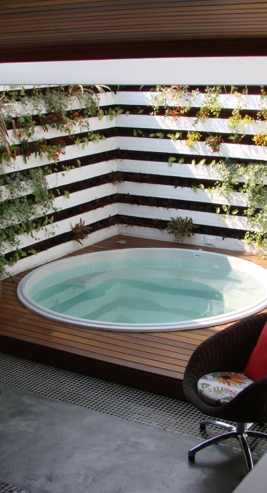piscina pequena para sacada