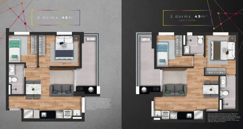 apartamento 45m2 reforma