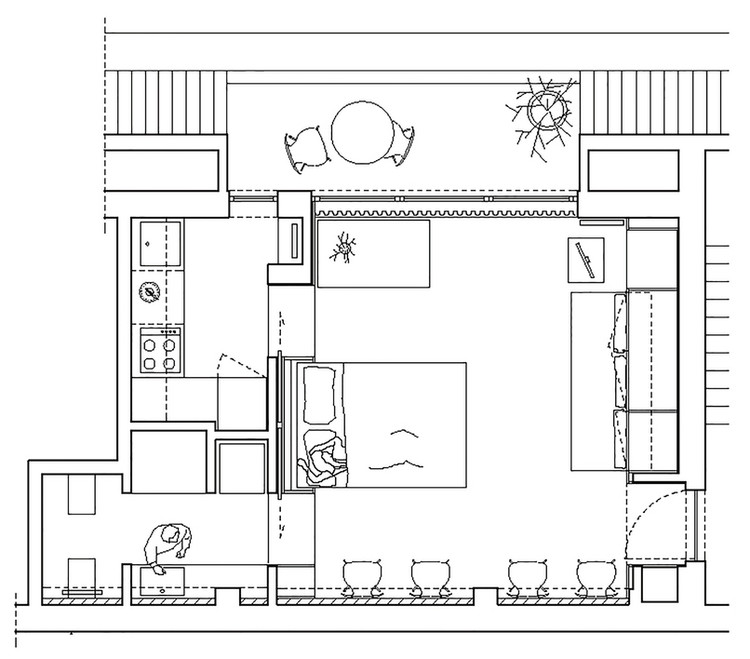 apartamento 50m2 2 quartos decorado