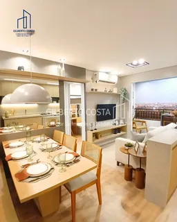 planta apartamento 60m2 2 quartos cozinha americana