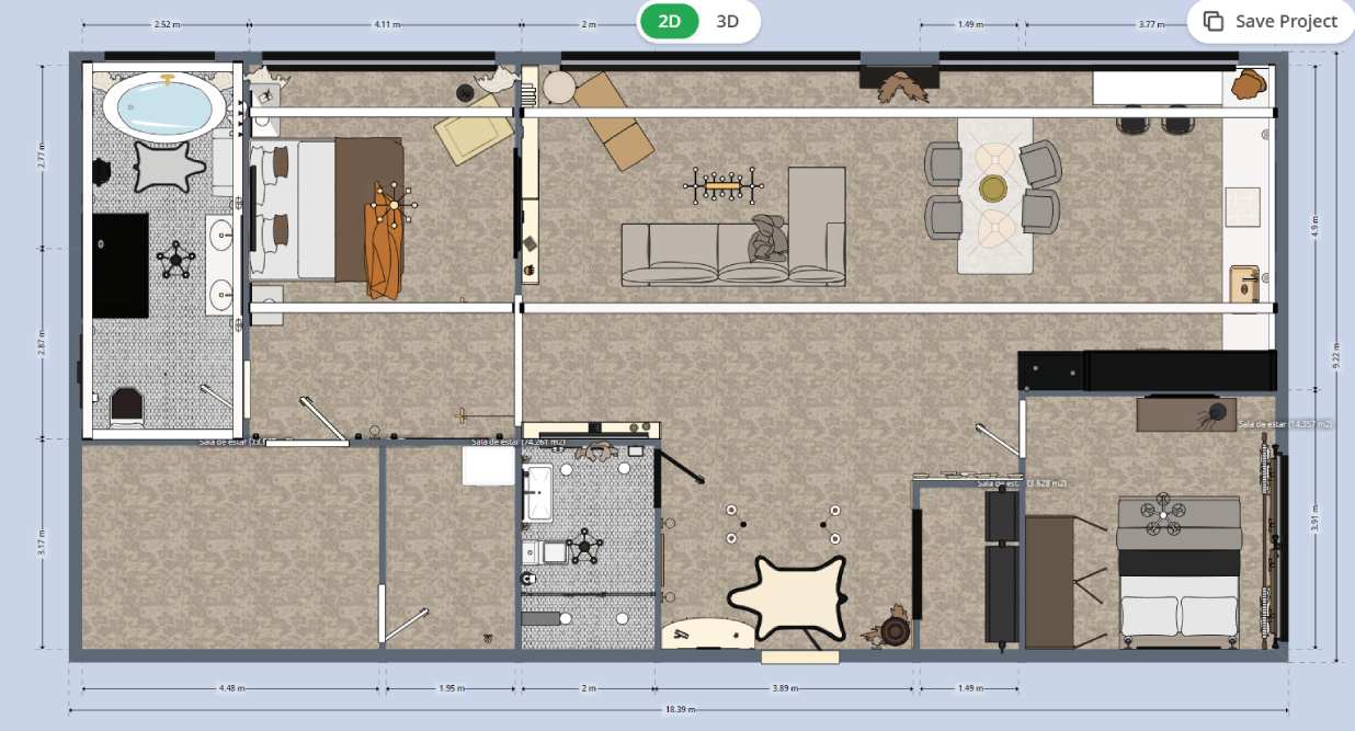 planta baixa de um apartamento
