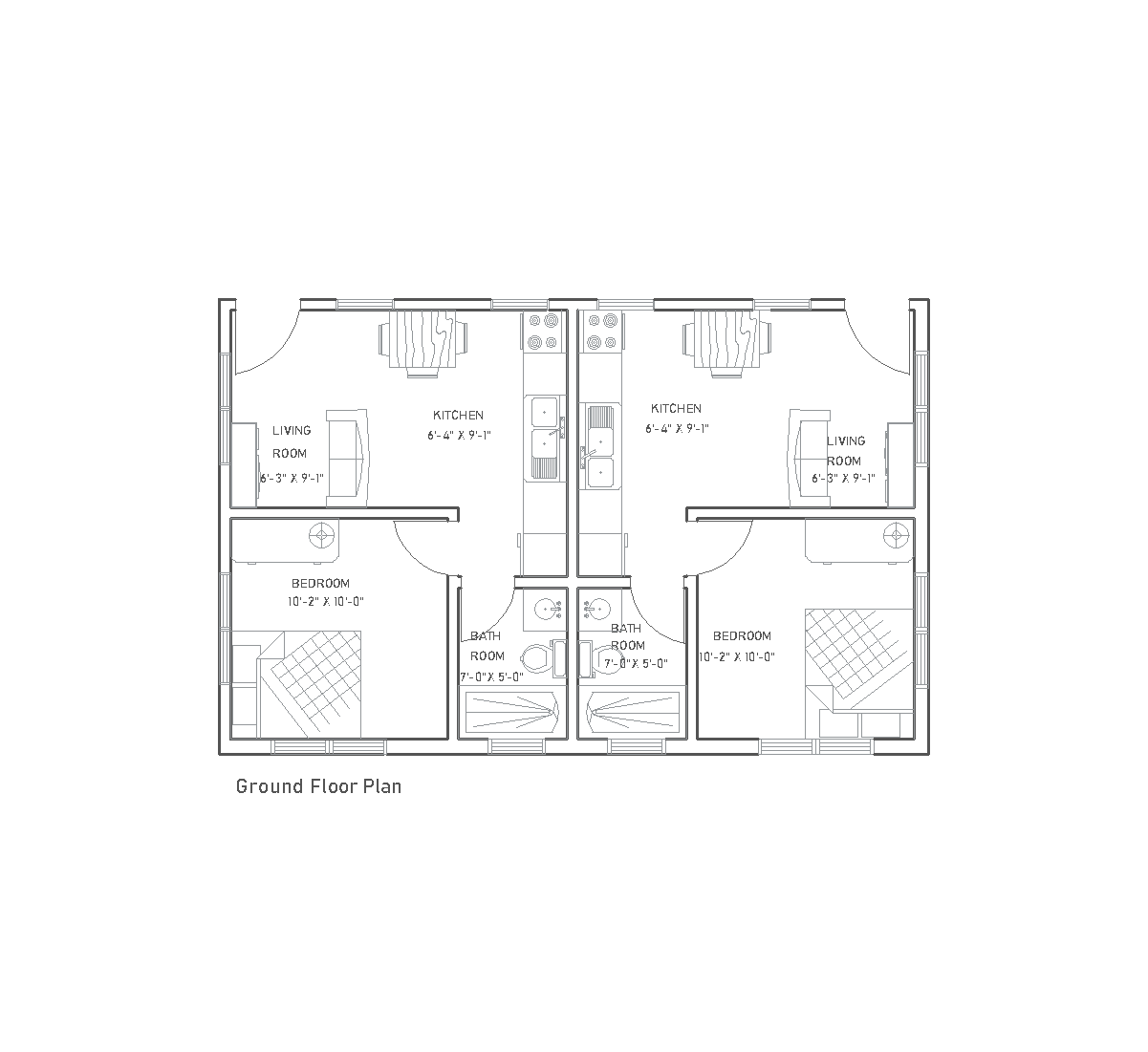 apartamento 1 quarto com cozinha integrada