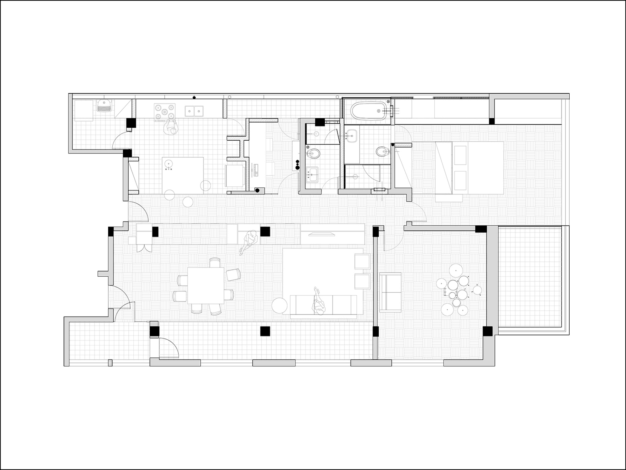 plantas de apartamentos modernos