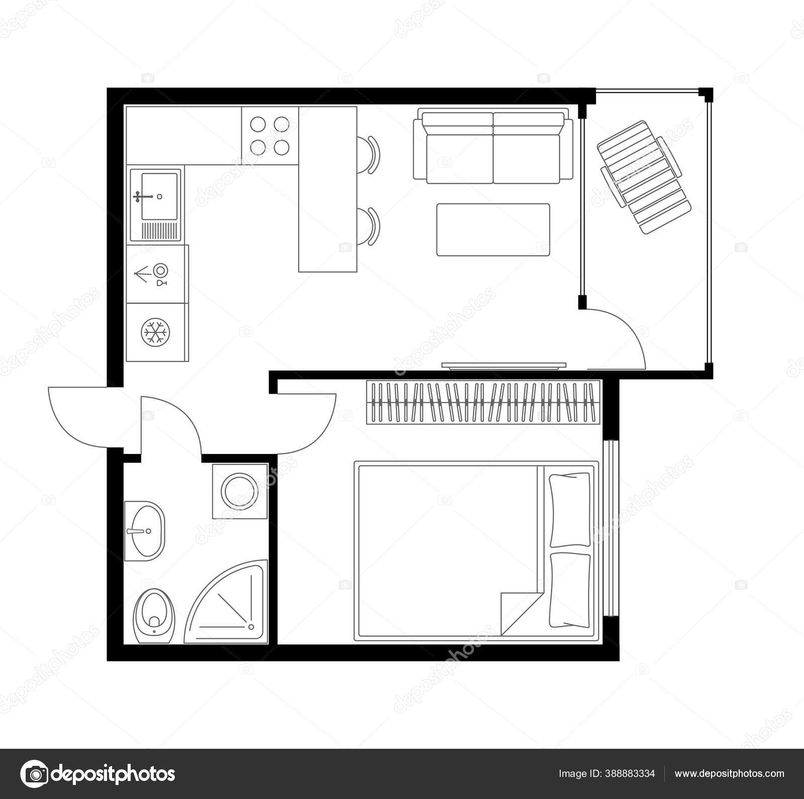 plantas de apartamentos com suíte