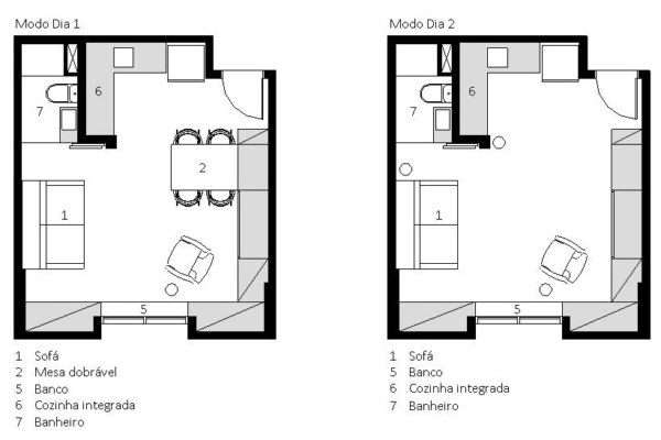 apartamento 40m2 planta