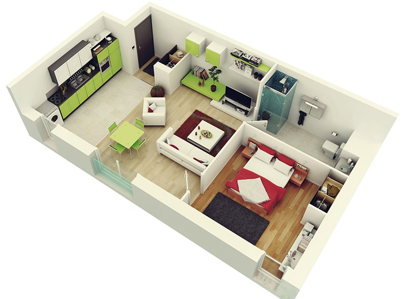 ideias para apartamento pequeno