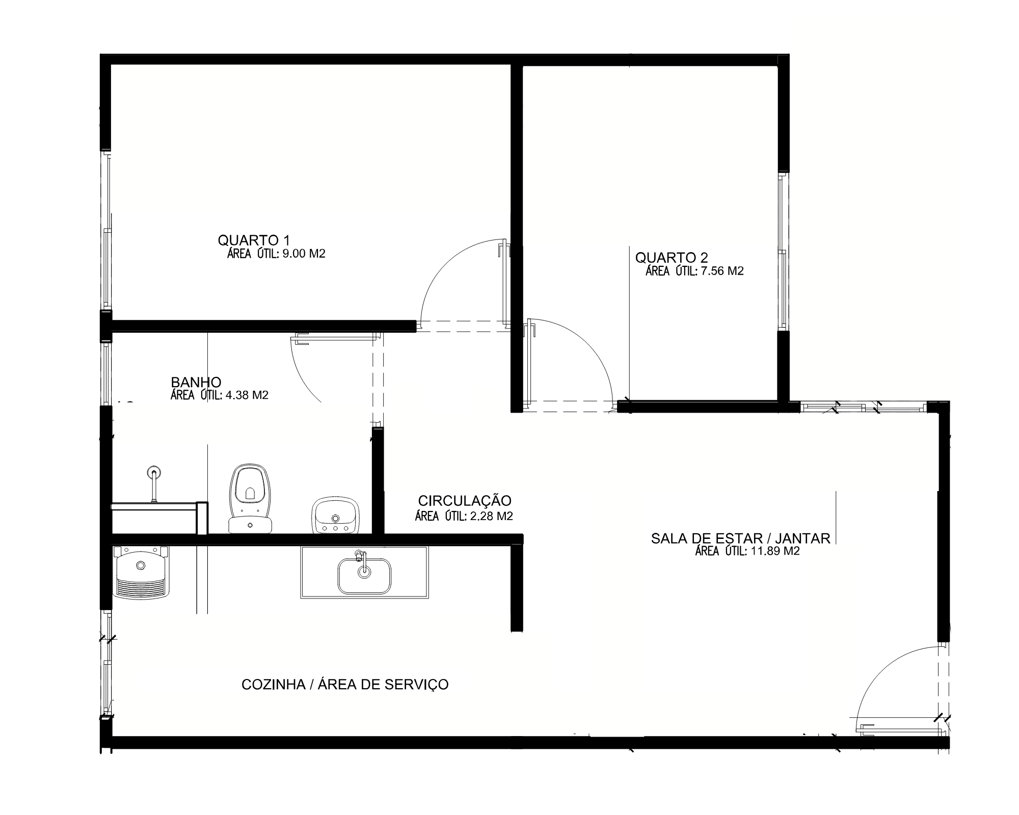 apartamento 2 quartos decorado pequeno