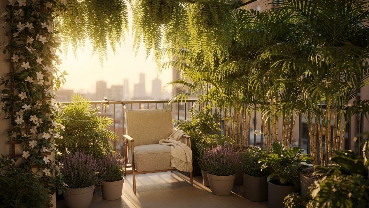 plantas para sacada de apartamento pendentes