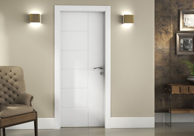 porta branca para apartamento
