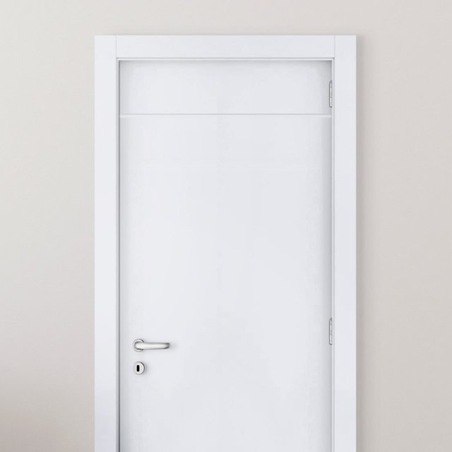 Porta branca laqueada