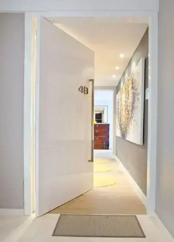 porta de entrada apartamento tetra chave