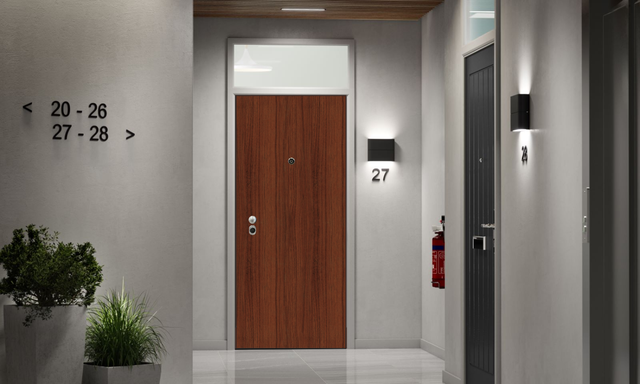 porta de entrada apartamento ripada