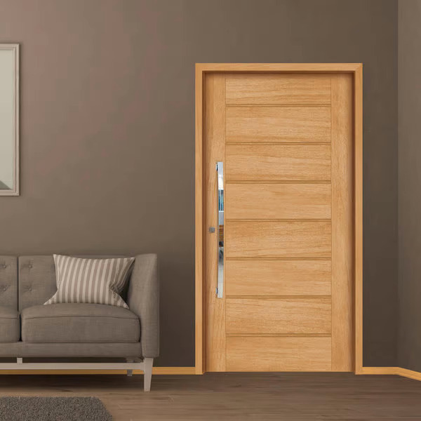 Porta de madeira para sala de estar
