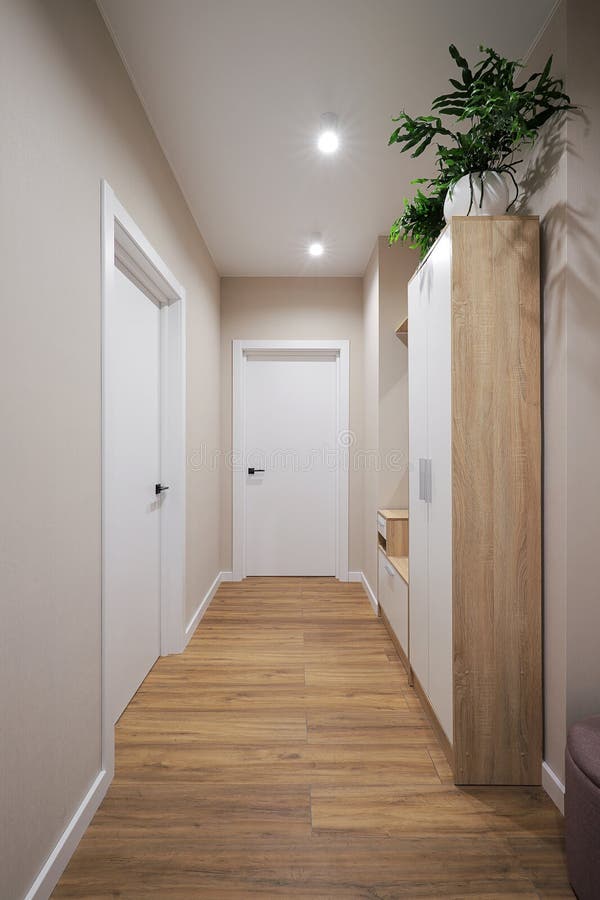 Porta de apartamento branca com batente regulável