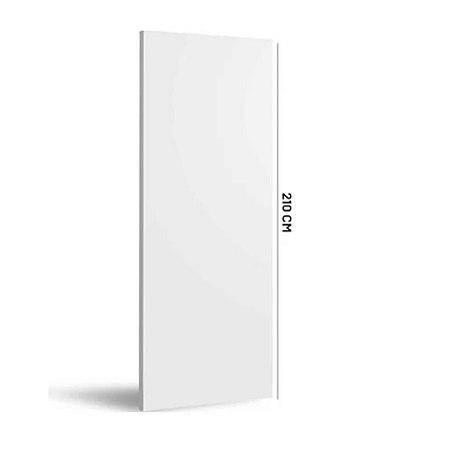 Porta de apartamento branca para banheiro