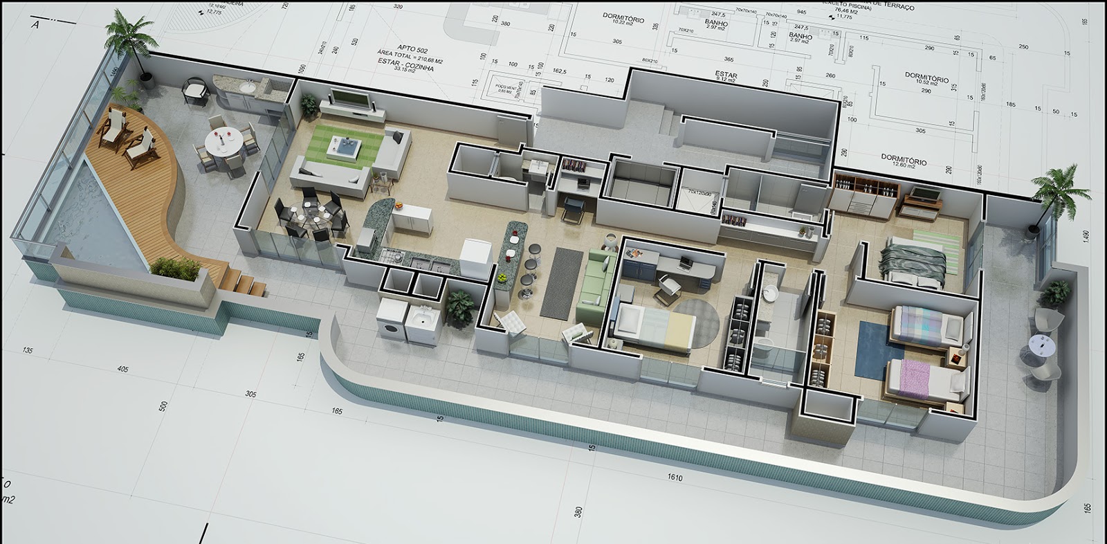 planta baixa 3d online