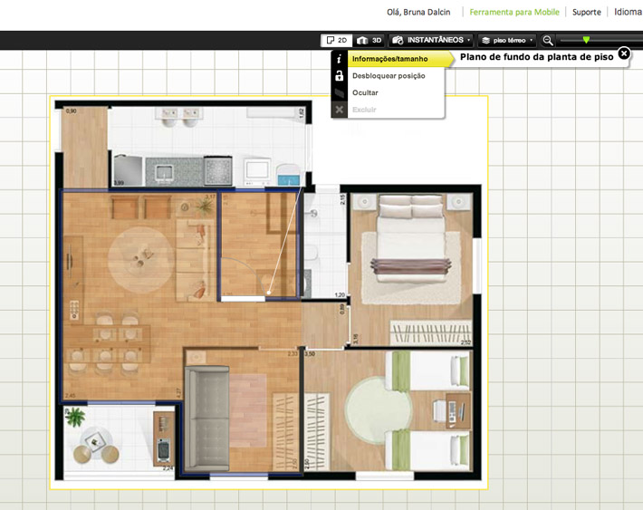 aplicativo para projetar apartamento 3d