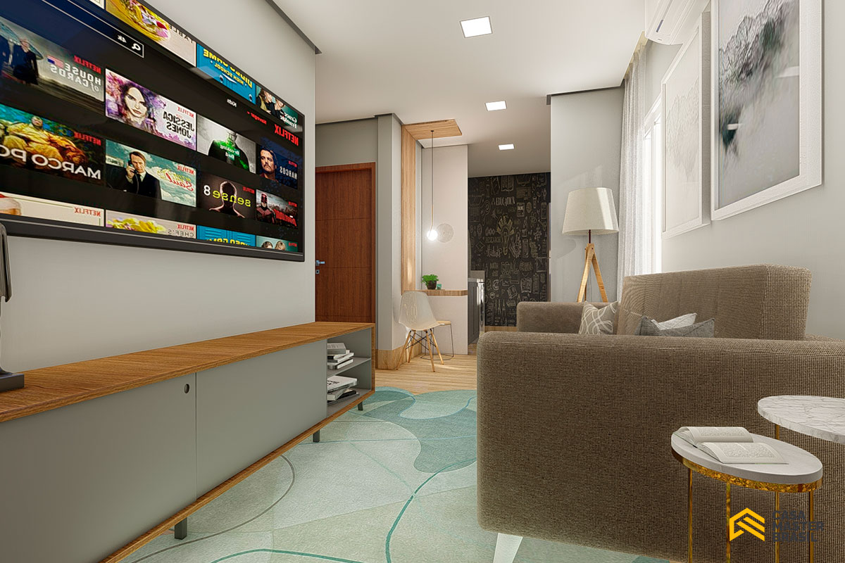 decoração apartamento 2 quartos pequeno