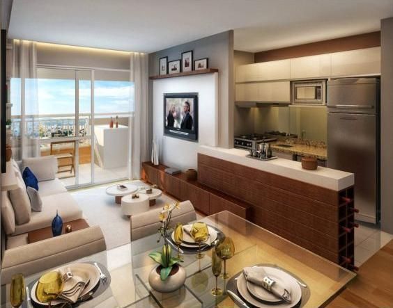 apartamento pequeno 40m²