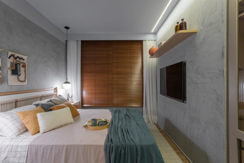 iluminação sala de estar apartamento